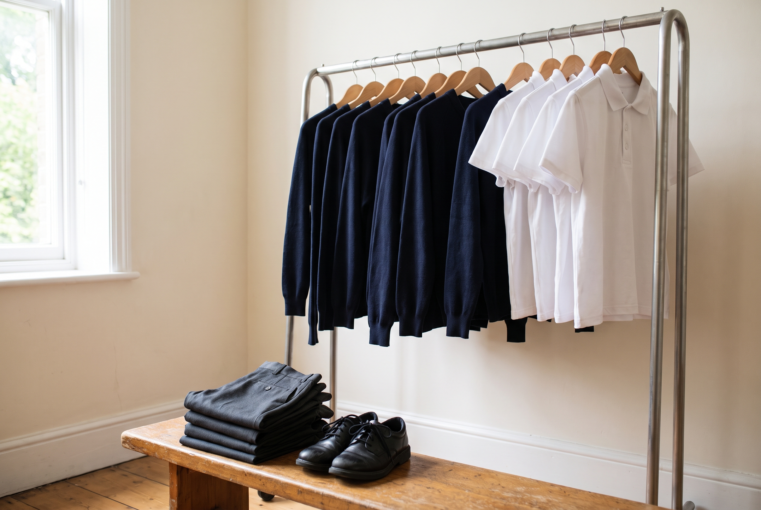 New uniform rules start this week: three branded items for primary, four for secondary