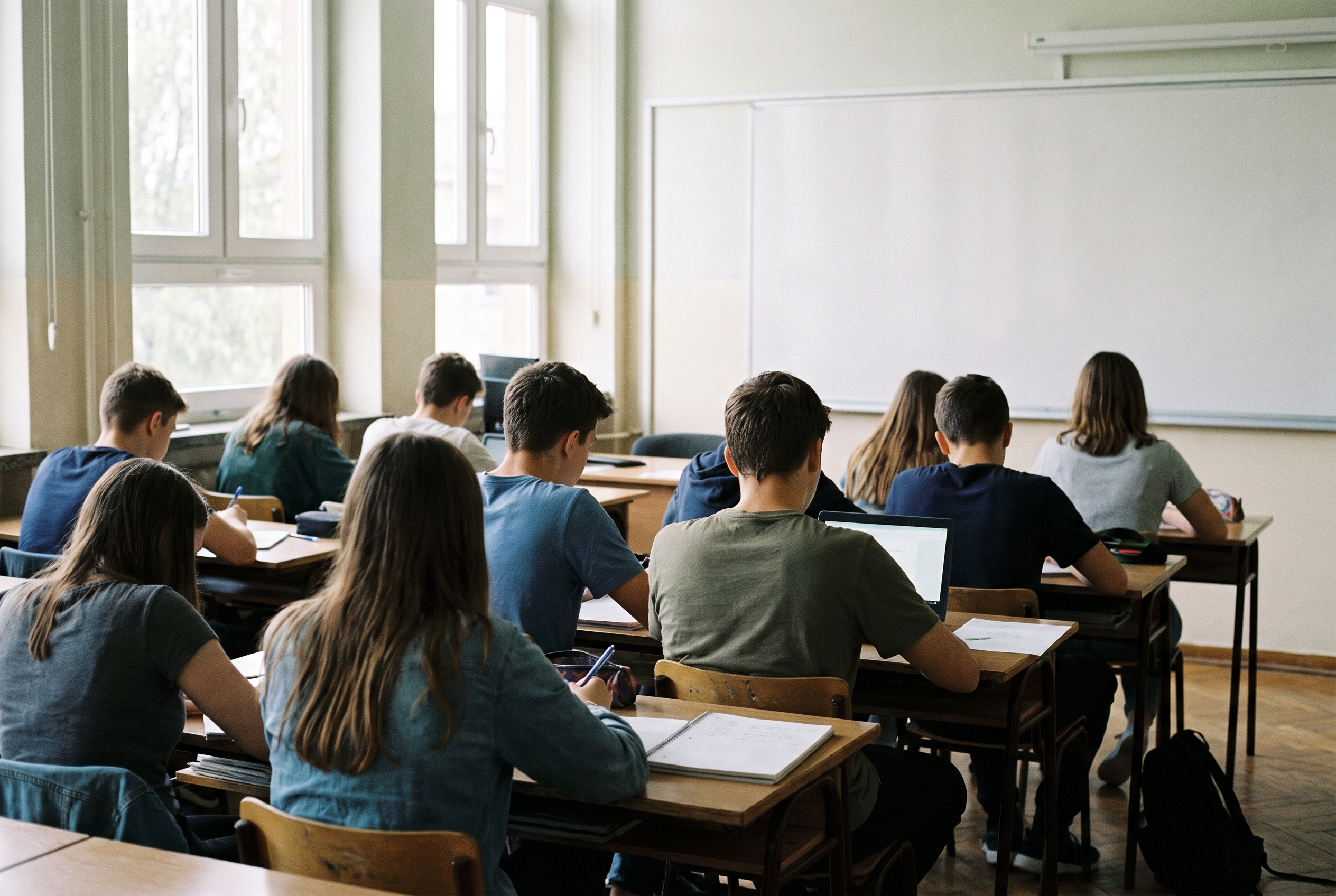 England went up in the international school rankings. Most countries went down