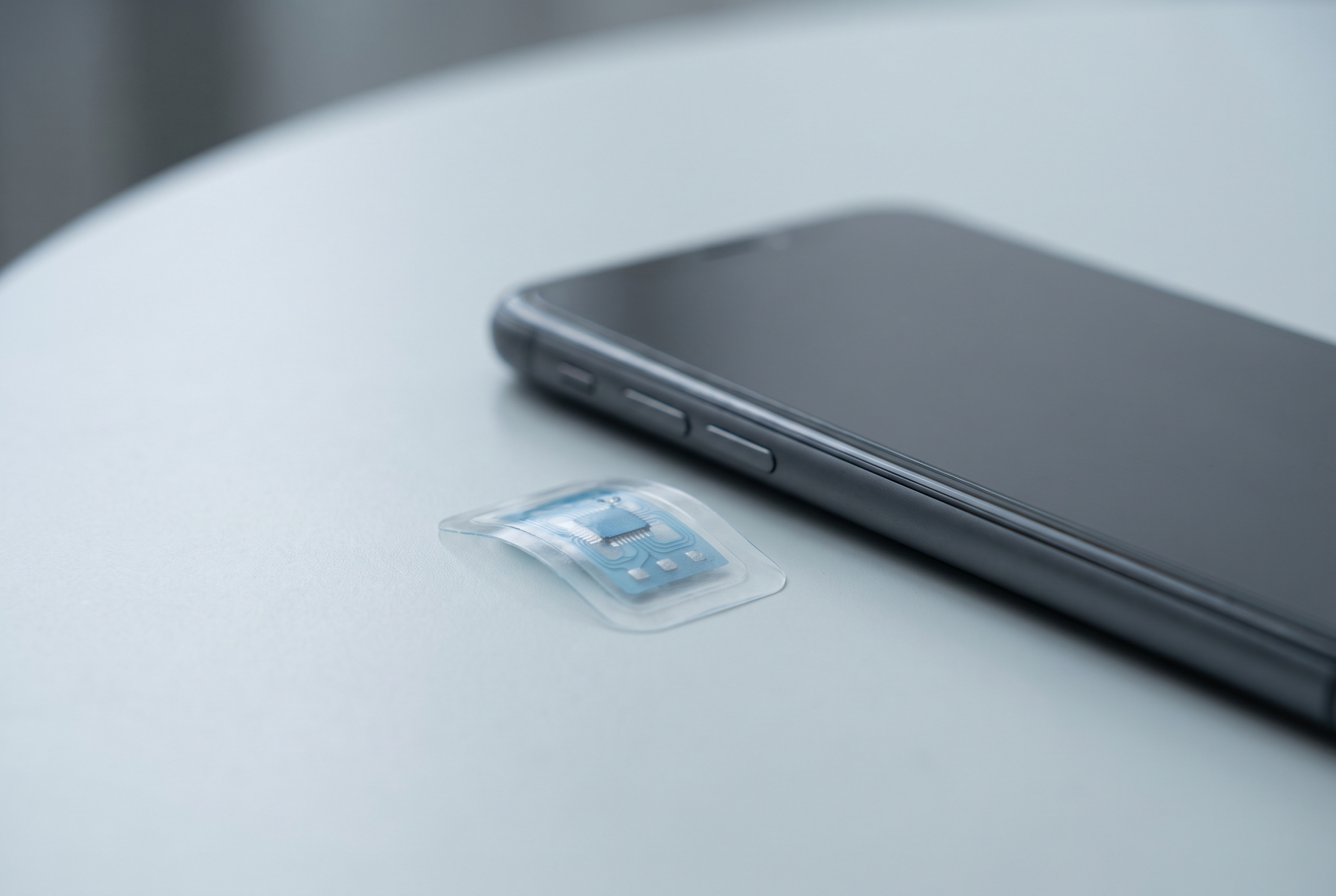 A pain-relief patch the size of a plaster, controlled from a phone