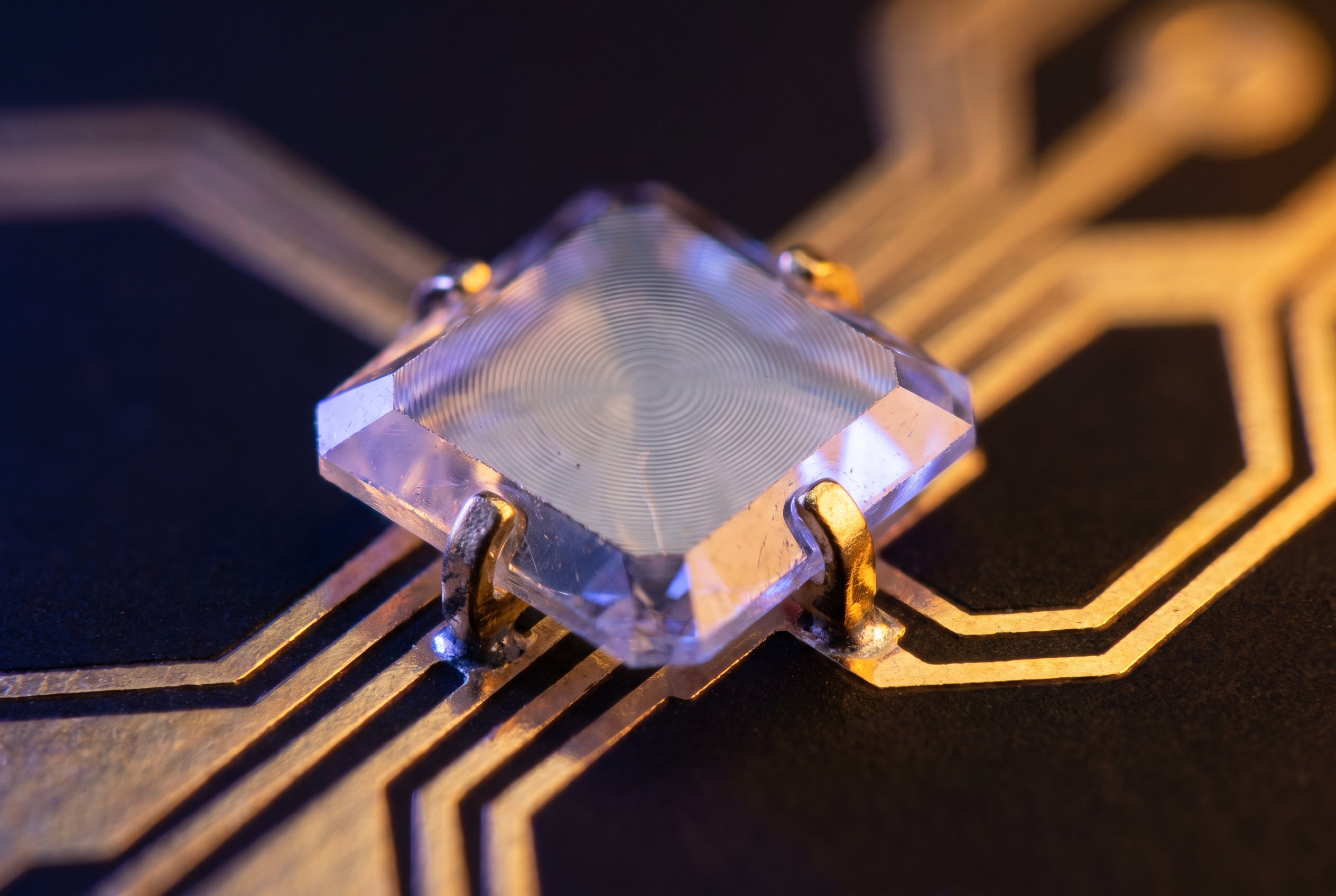 Tiny sound waves kept a quantum bit alive three times longer